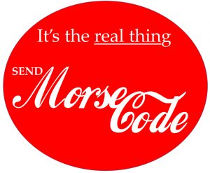 It's the real thing! Morse Code